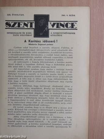 Szent Vince 1941. szeptember