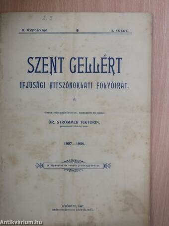 Szent Gellért 1907-1908.