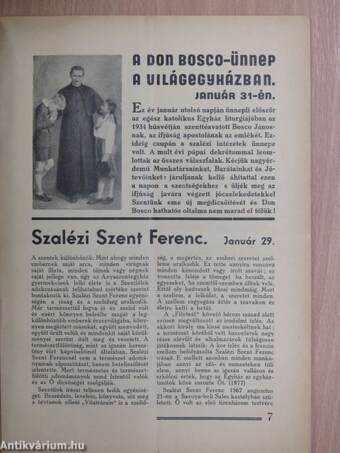 Szalézi Értesítő 1937. január-február