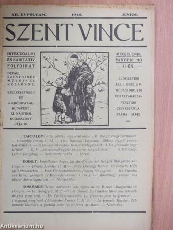 Szent Vince 1940. június