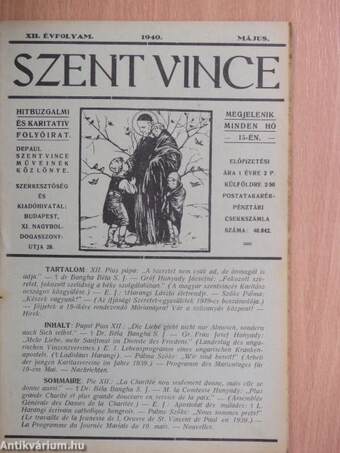 Szent Vince 1940. május