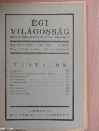 Égi világosság 1944. október 