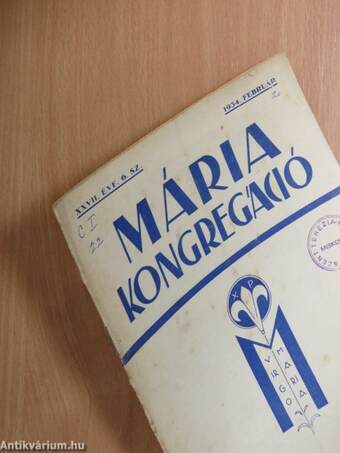 Mária Kongregáció 1934. február