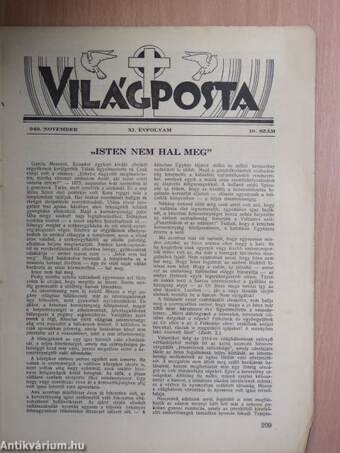 Világposta 1940. november