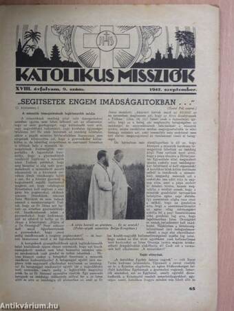 Katolikus Missziók 1942. szeptember