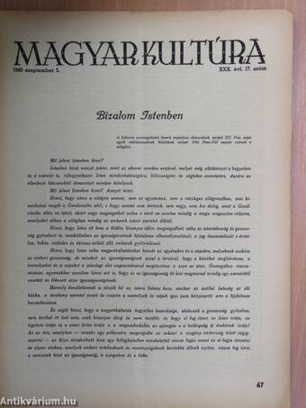 Magyar Kultúra 1943. szeptember 5.