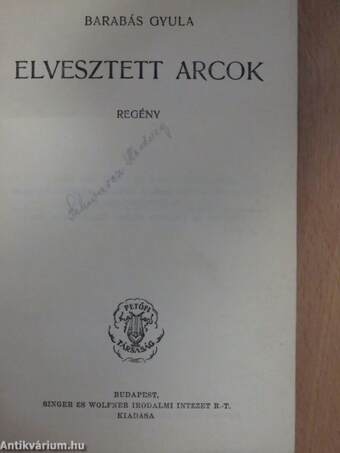 Elvesztett arcok