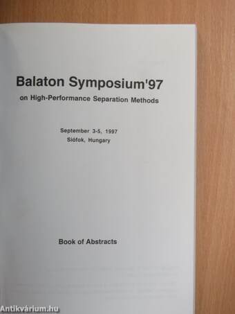 Balaton Symposium '97