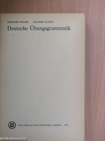 Deutsche Übungsgrammatik