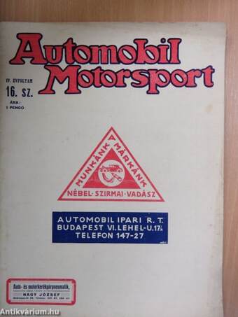 Automobil-Motorsport 1929. szeptember 15.
