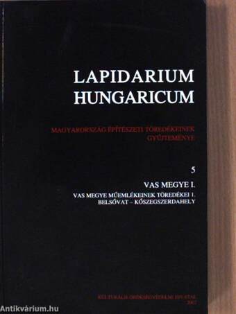 Lapidarium Hungaricum 5.