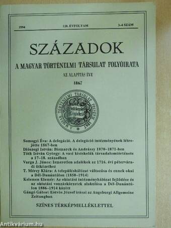 Századok 1994/3-4.