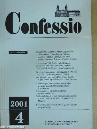 Confessio 2001/4.