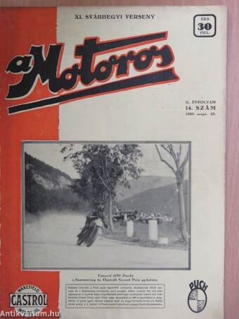 A Motoros 1930. szeptember 25.