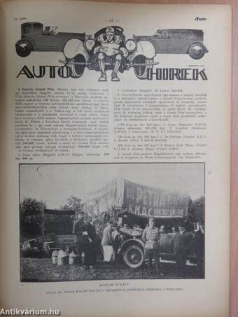 Auto 1926. julius 1.