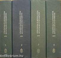 Törvények és rendeletek hivatalos gyűjteménye 1995. 1-4.