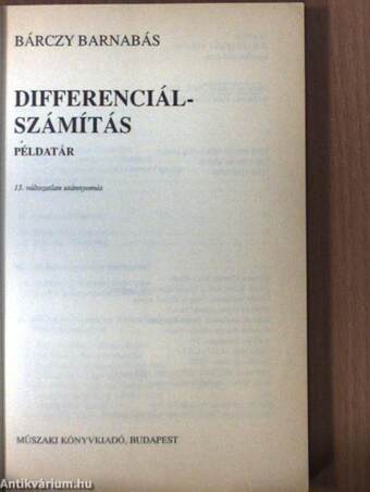 Differenciálszámítás