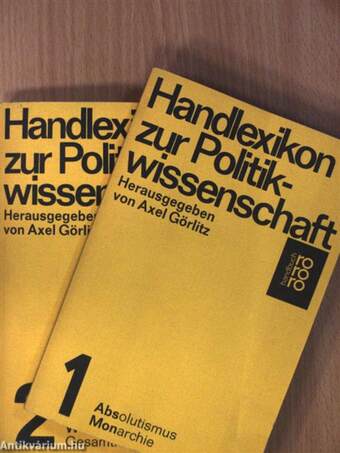 Handlexikon zur Politikwissenschaft 1-2.