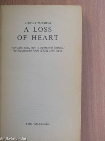 A Loss of Heart