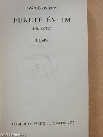 Fekete éveim I-II.