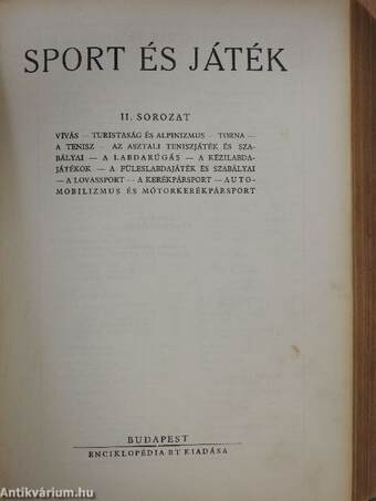 Sport és játék I-II.