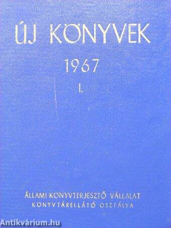 Új könyvek 1967. január-július