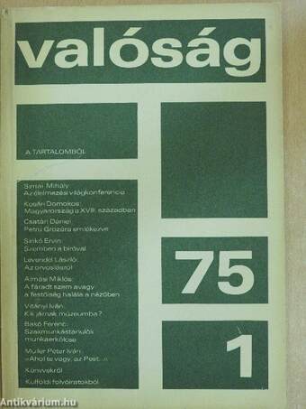 Valóság 1975. január