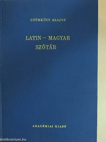 Latin-magyar szótár