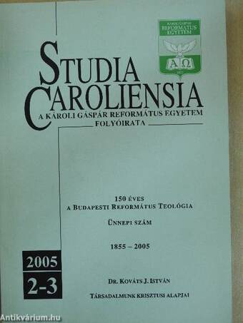 Studia Caroliensia 2005/2-3.