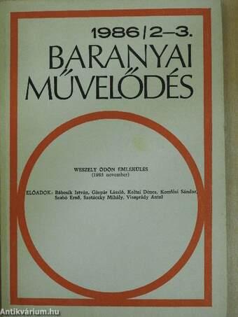 Baranyai Művelődés 1986/2-3.