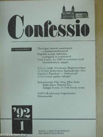 Confessio 1992/1-4.