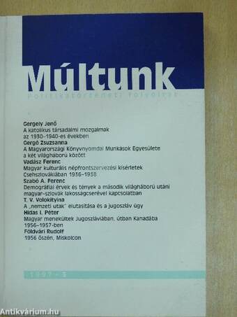 Múltunk 1997/3.