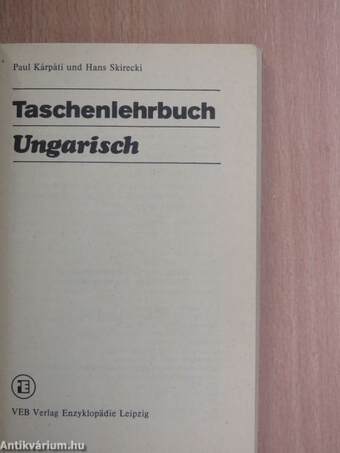 Taschenlehrbuch Ungarisch