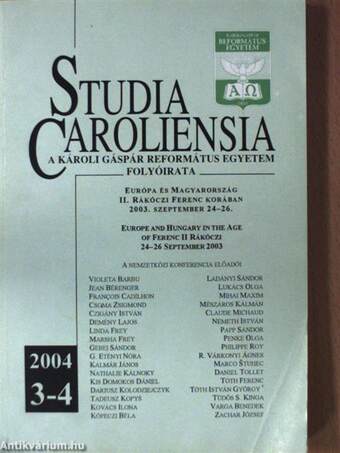 Studia Caroliensia 2004/3-4.