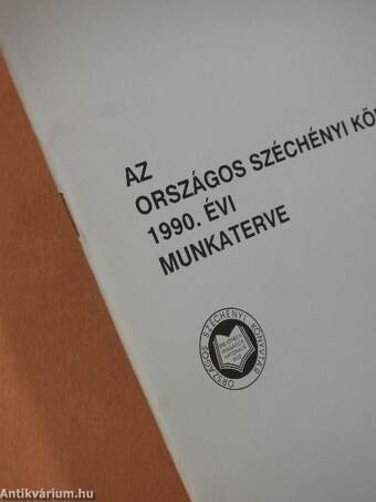 Az Országos Széchényi Könyvtár 1990. évi munkaterve