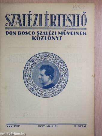 Szalézi Értesítő 1937. május