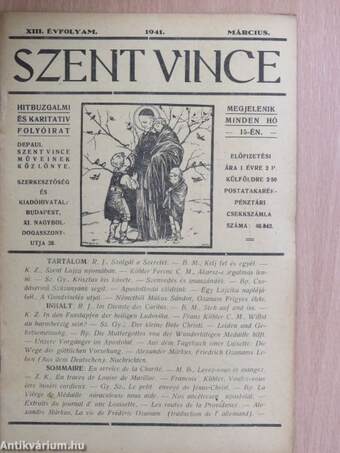 Szent Vince 1941. március