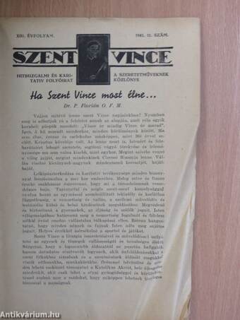 Szent Vince 1941. november