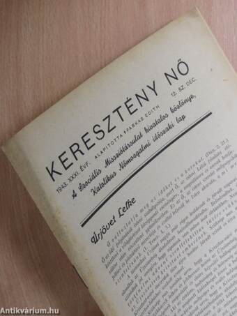 Keresztény Nő 1943. december