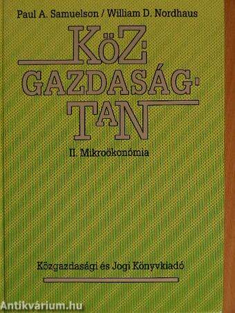 Közgazdaságtan II. (töredék)