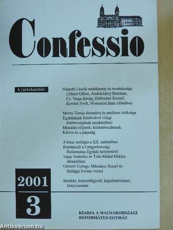 Confessio 2001/3.