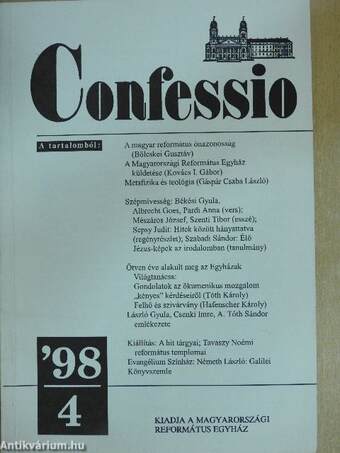 Confessio 1998/4.