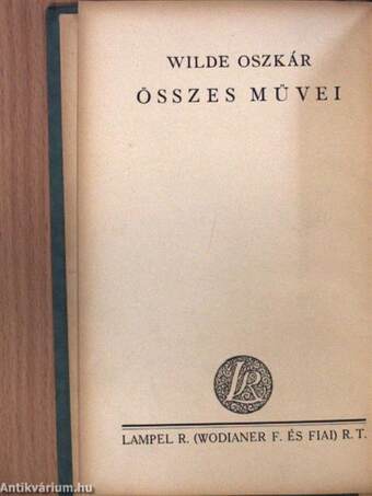 Lady Windermere legyezője/Bunbury