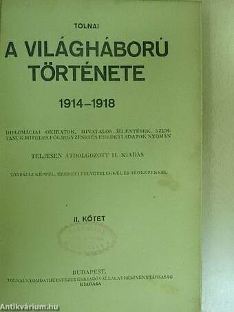 A világháború története II. (töredék)