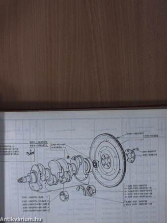 Lada 2101, 2102, 2103 21011 típusú személygépkocsik alkatrész-katalógusa