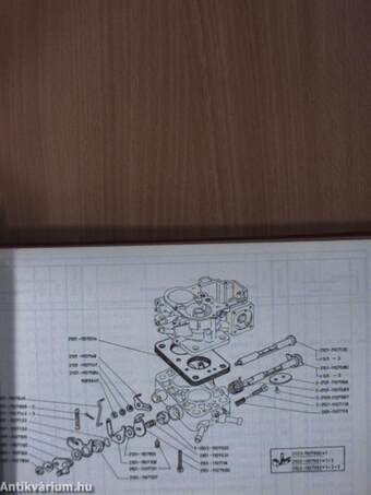 Lada 2101, 2102, 2103 21011 típusú személygépkocsik alkatrész-katalógusa
