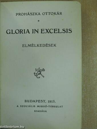 Gloria in Excelsis