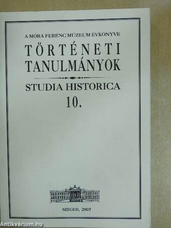 Történeti tanulmányok 10.