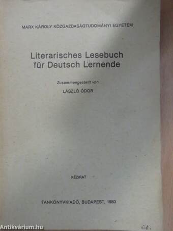 Literarisches Lesebuch für Deutsch Lernende