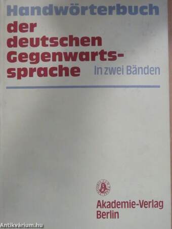 Handwörterbuch der deutschen Gegenwartssprache I-II.